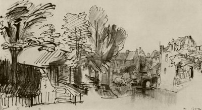 The Singel in Amersfoort by Rembrandt van Rijn
